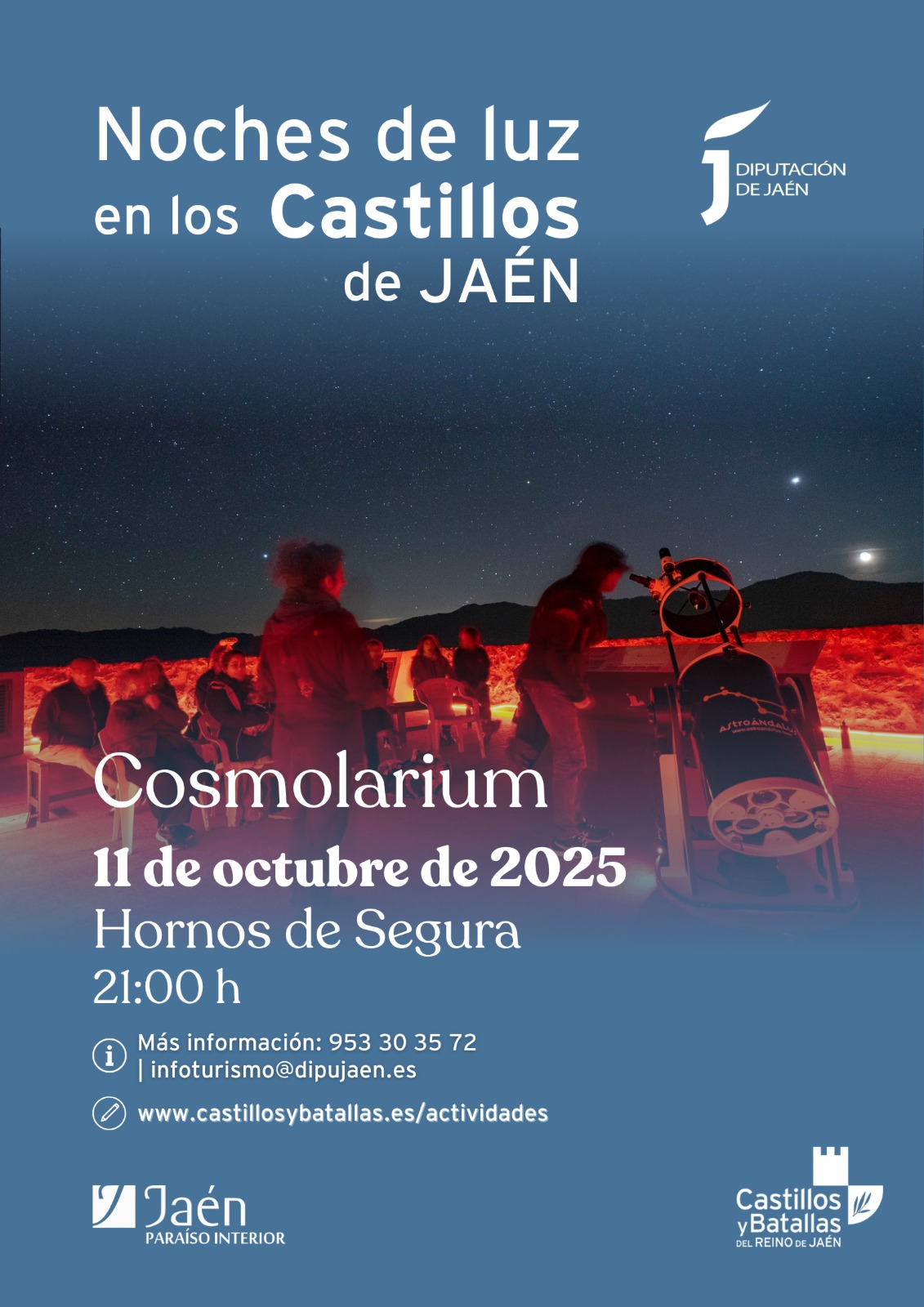 Cosmolarium en Hornos de Segura - 11 Octubre
