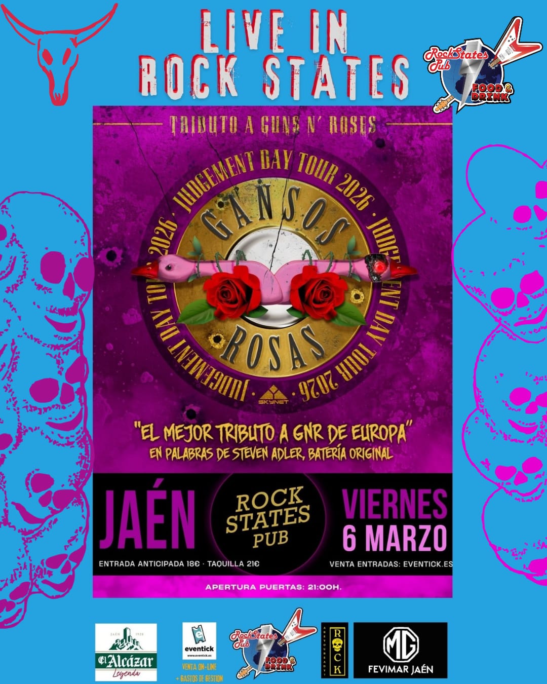 Gansos Rosas en Rock States Jaén Gansos Rosas en Rock States Jaén