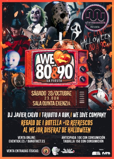 Concierto We Love 80&90 Halloween